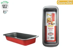 Moule Cake 30Cm Acier Anti Adherent Rouge Rossana