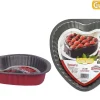 Moule Coeur Acier Anti Adherent Rouge Rossana