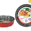 Moule Manque D.26Cm Acier Anti Adherent Rouge Rossana