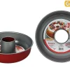 Moule Savarin D.25Cm Acier Anti Adherent Rouge Rossana