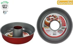 Moule Savarin D.25Cm Acier Anti Adherent Rouge Rossana
