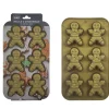 Moule Silicone 6 Gingerman Dore
