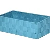 Moyen Panier Polyester Turquoise
