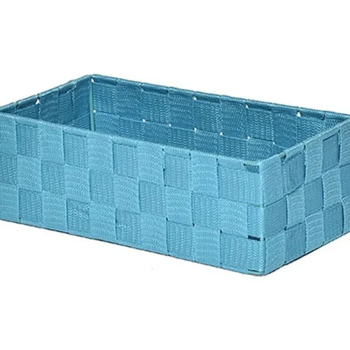 Moyen Panier Polyester Turquoise
