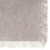 maxibazar Nappe Coton Frange Maha Gris 150X250Cm