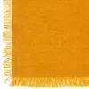 maxibazar Nappe Coton Frange Maha Ocre 150X250Cm