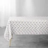 maxibazar Nappe 145X240Cm Imprime Abstrait Terracotta