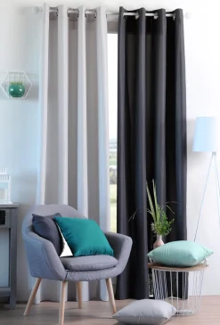 maxibazar Nelson Coussin 30X50Cm Anthracite