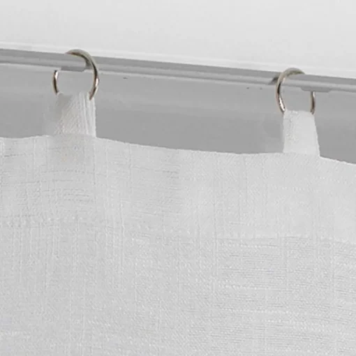 maxibazar Paire Droite Anneaux 2X60X90Cm Milza Blanc