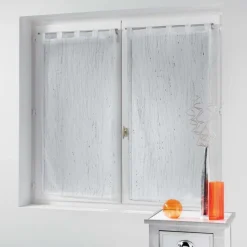 maxibazar Paire Droite Passants 2X60X120Cm Filiane Blanc