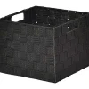 Panier Carre Polyester Noir Taille S