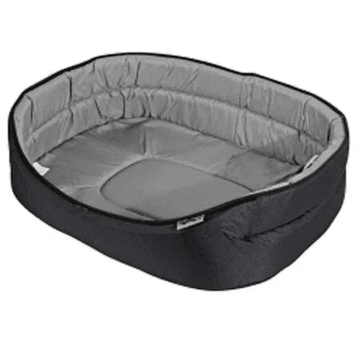 Panier Oval Essentiel Noir Gris 40X22Cm