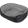 Panier Oval Essentiel Noir Gris 50X32Cm