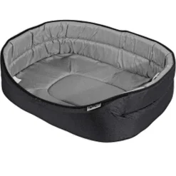 Panier Oval Essentiel Noir Gris 50X32Cm