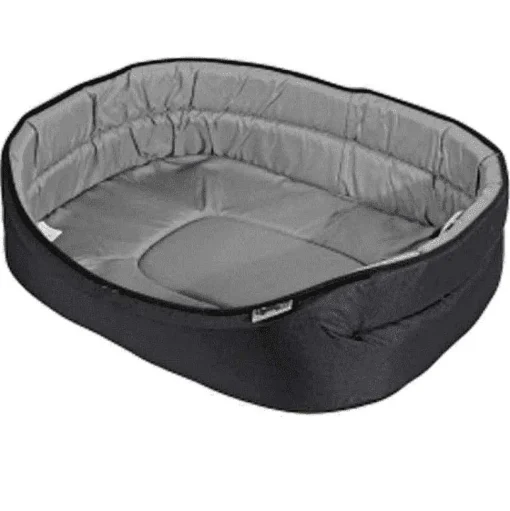 Panier Oval Essentiel Noir Gris 50X32Cm