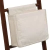 Panier Rangement Coton Accroche Scratch Grand Modele Naturel