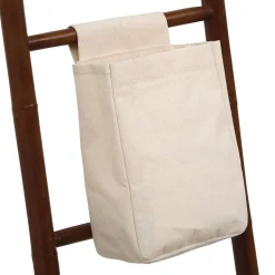 Panier Rangement Coton Accroche Scratch Moyen Modele Naturel