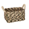 maxibazar Panier Seagrass Ethnique Rectangle D.24X17.5X12.5Cm