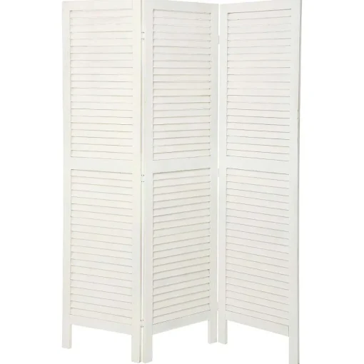 Paravent Bois Blanc 170X40Cm