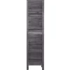 Paravent Bois Gris 170X40Cm