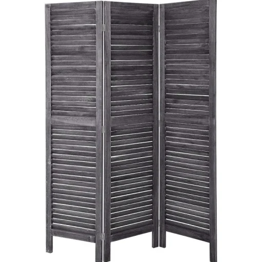 Paravent Bois Gris 170X40Cm