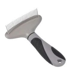 Peigne A Demeler Rateau Large 15Cm Gris Noir