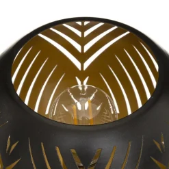 maxibazar Photophore Boule Led Base Bois