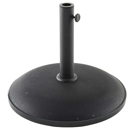 Pied Parasol Beton 25Kg Noir