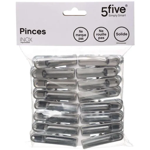 Pince Linge Inox X16Pièces