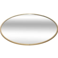 maxibazar Plateau Bougie Verre Miroir D.20Cm