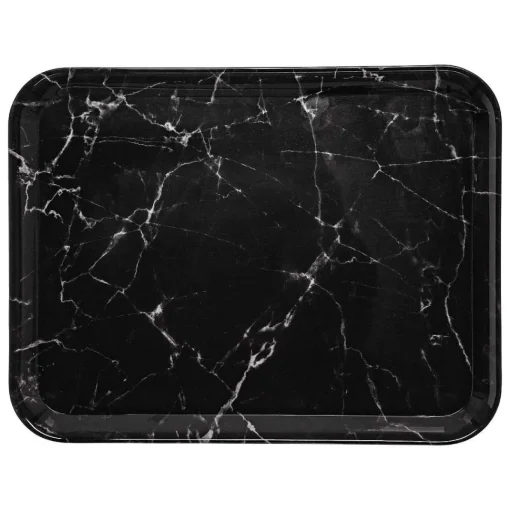 Plateau 33X43Cm Marbre Noir