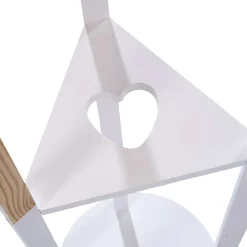 Porte Manteau Bois Et Blanc
