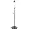 Porte Manteaux Metal 6 Tiges Bois Noir