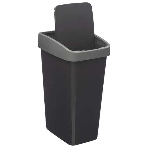 Poubelle 2 Ouvertures Plastique 25L