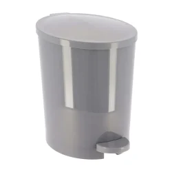 Poubelle A Pedale Avec Couvercle 4L Gris
