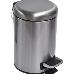Poubelle Acier Inoxydable 3 L Frein De Chute Chrome