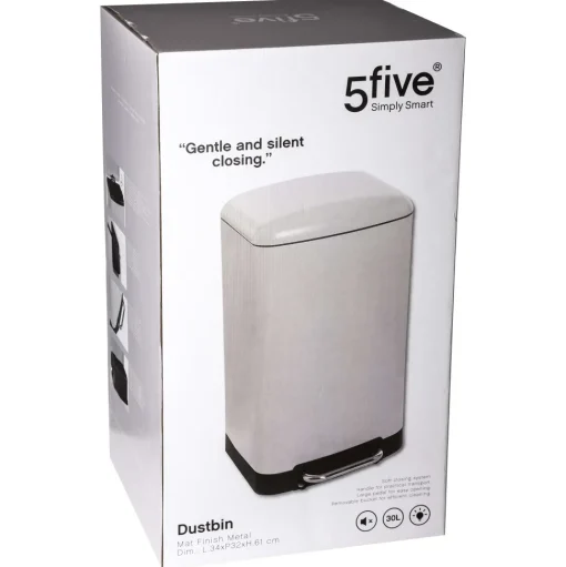 Poubelle 30L Blanc