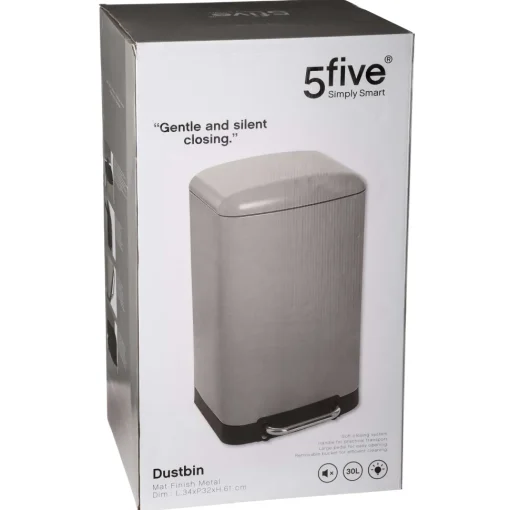 Poubelle 30L Taupe