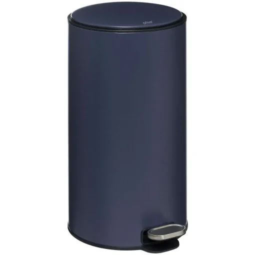 Poubelle Metal 30L Bleu Delta