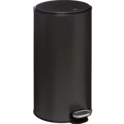 Poubelle Metal 30L Charbon Delta