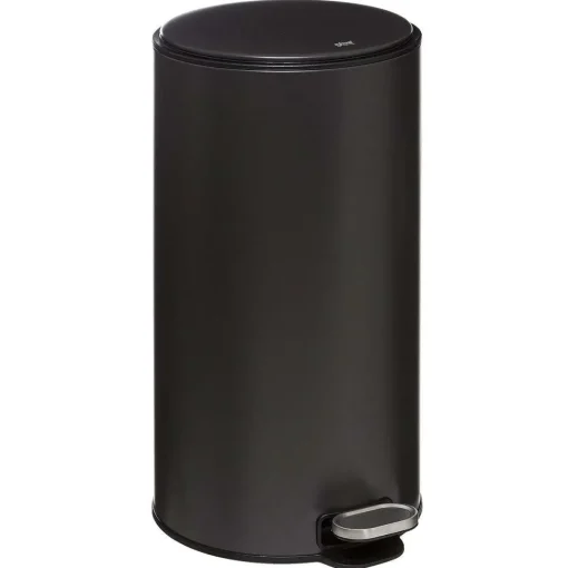 Poubelle Metal 30L Charbon Delta