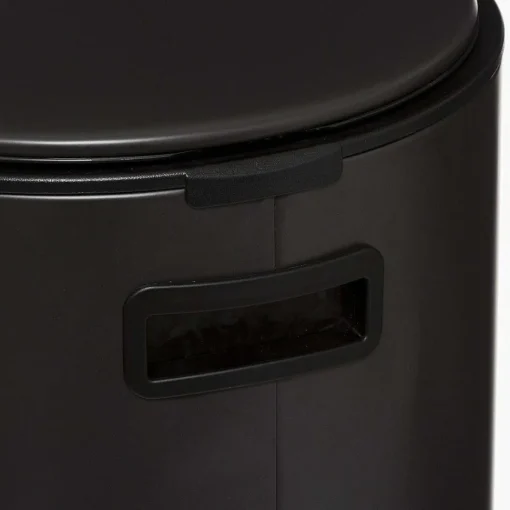 Poubelle Metal 30L Charbon Delta