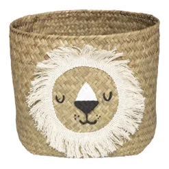 maxibazar Rangement Bac Tete Lion D.25X21Cm