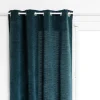 maxibazar Rideau Chenille Lurex Jil Bleu 140X260Cm