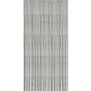Rideau De Porte Coton Polyester Corde Tressee 90X200Cm Gris