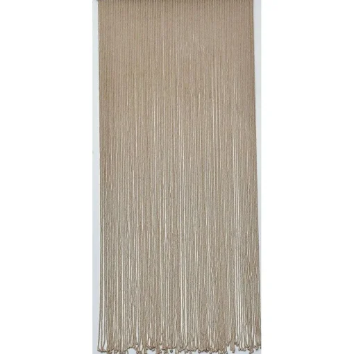 Rideau De Porte Coton Polyester Ficelle Tressee 90X200 Jute