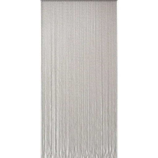 Rideau De Porte Lanieres Torsades 90X210Cm Ecru