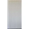 Rideau De Porte Stick Bambou 90 X 200 Cm Blanc