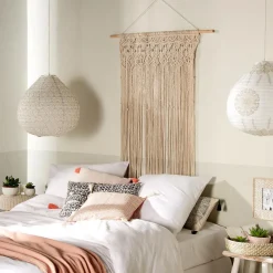 Atmosphera Rideau Fil Macrame Ivoire 90X200Cm