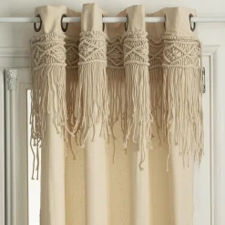 Atmosphera Rideau Rituality En Macrame 140X260Cm